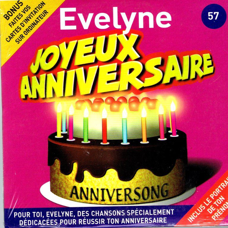 Joyeux Anniversaire Evelyne Cd Rakuten