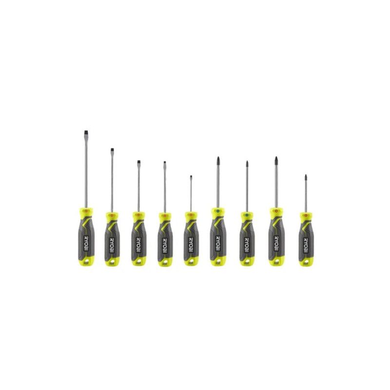 RYOBI Jeu de tournevis magnétiques 9 pcs - vue 3