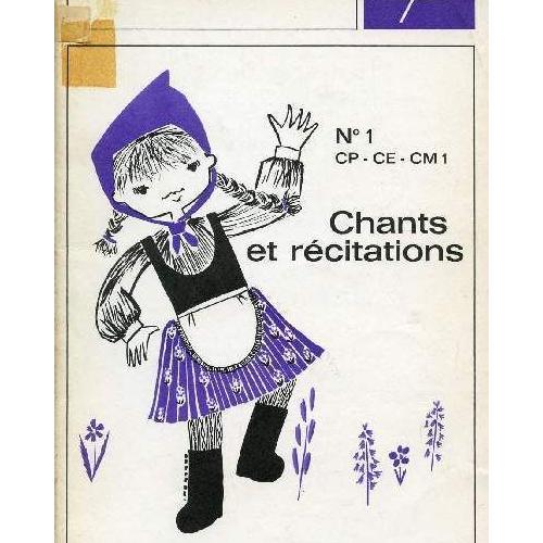 Recueil Des Chants Et Recitations Cahier N 1 Classes De Cp Ce Cm1 Emmisions De La Radio Scolaire 1967 1968 Rakuten