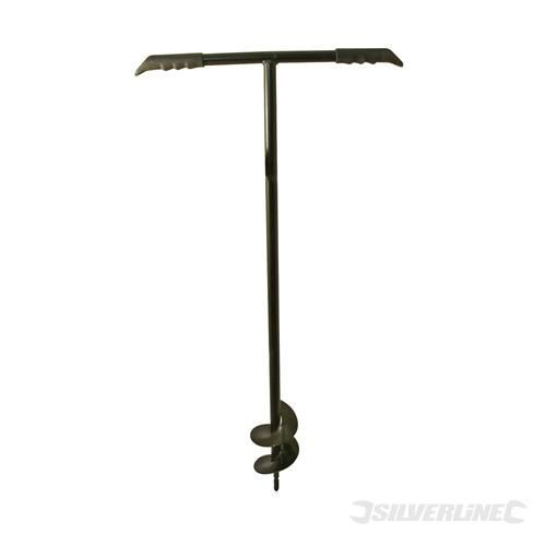 Tarière manuelle Diam. trou 127 cm Silverline - vue 2