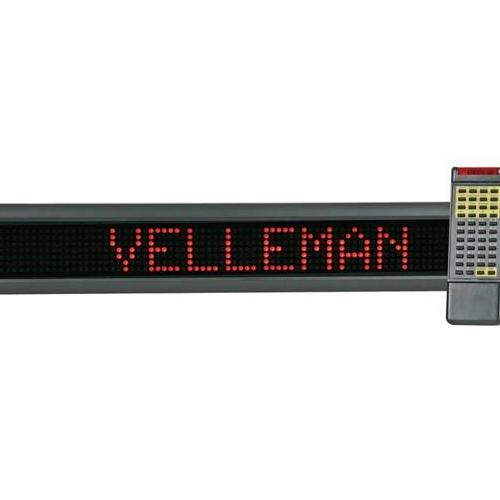 Afficheur Enseigne Journal Lumineux À Led Rouge Velleman Mml16R