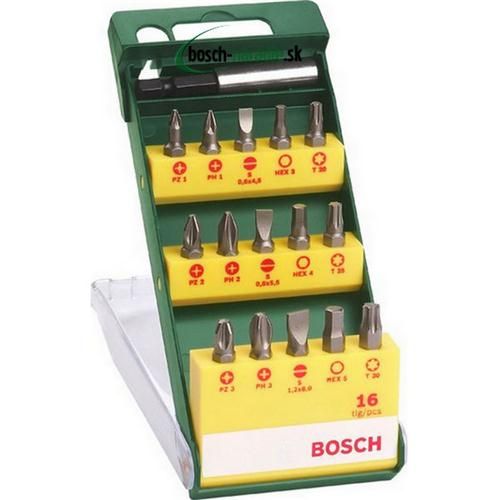 Cassete D?Embouts de Vissage 16 Pieces Bosch