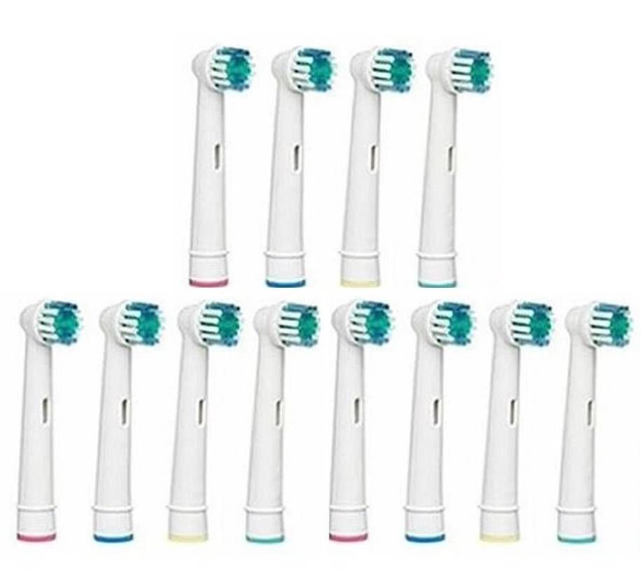 12 Têtes Brossette Brossettes compatibles pour brosse à dents électrique Braun Oral B OralB