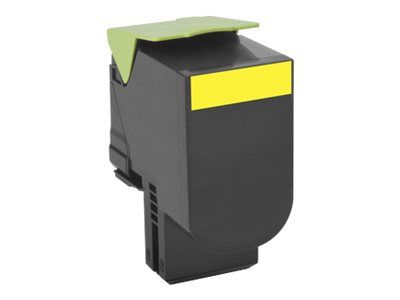 Lexmark Toner 80C20Y0 Jaune 1 000 pages - vue 3