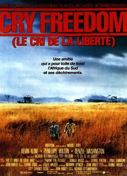 Cry Freedom Le Cri De La Liberte Affiche Originale De Cinema Format 120x160 Cm Un Film De Richard Attenborough Avec Kevin Kline Denzel Washington Juanita Waterman Penelope Wilton 1987 Rakuten