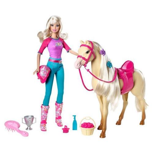 video barbie cheval