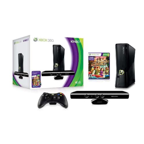 Console Xbox 360 4Go + Kinect + Kinect Adventures