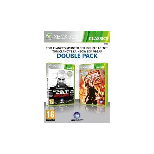 Double Pack Jeux Xbox 360 Splinter Cell Double Agent + Rainbow Six Vegas
