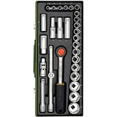 Proxxon Industrial Universel Boîte à outils 47 pièces 23650 Clés à Douille