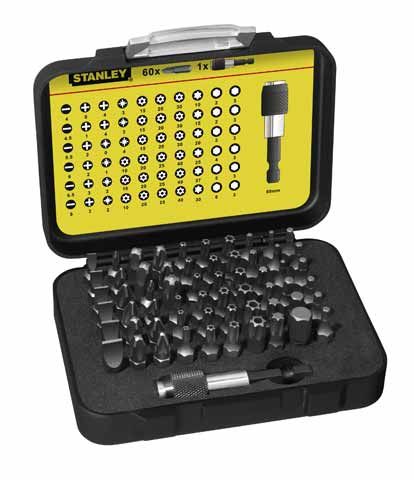 Stanley Coffret de 61 Embouts 14 25mm