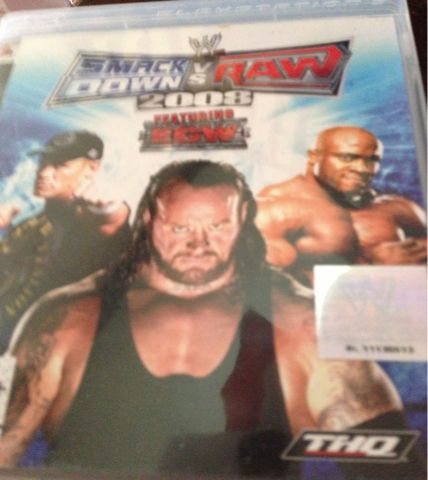WWE SMACKDOWN VS RAW 2008 / JEU CONSOLE PS3