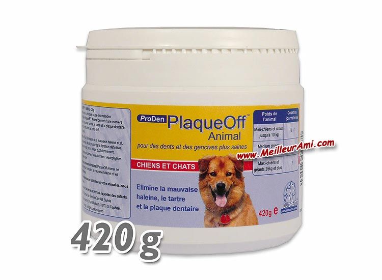 Comparer les prix de Plaque Off Animal 420g