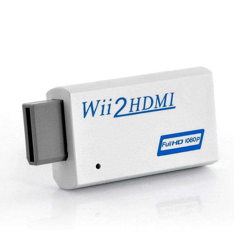 &#9733;&#9733;&#9733; Convertisseur Hdmi Pour Console Nintendo Wii - Full Hd 1080p - Prise Pour Casque