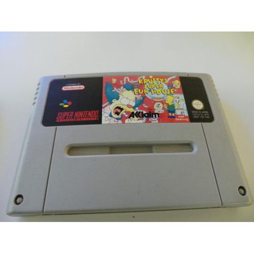Krustys Super Fun House Sbn Occ Super Nintendo - Super Nes