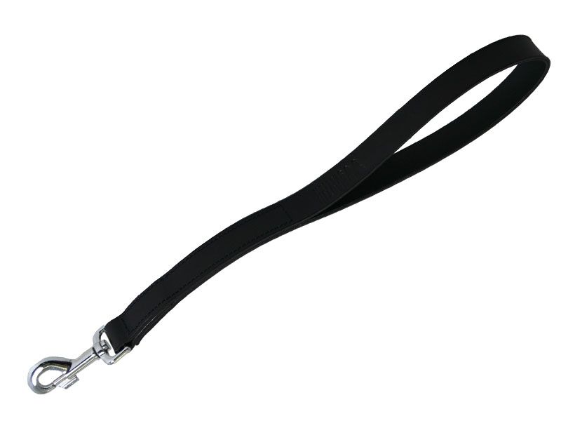 Comparer les prix de Martin-Sellier - Laisse Courte Pour Chien - Cuir Bords Arrondis Noir (50cm X 25mm)