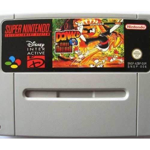 Donald In Maui Mallard Snes Super Nintendo