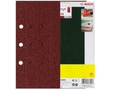 Bosch Set de 25 abrasifs pour ponceuse vibrante - vue 2