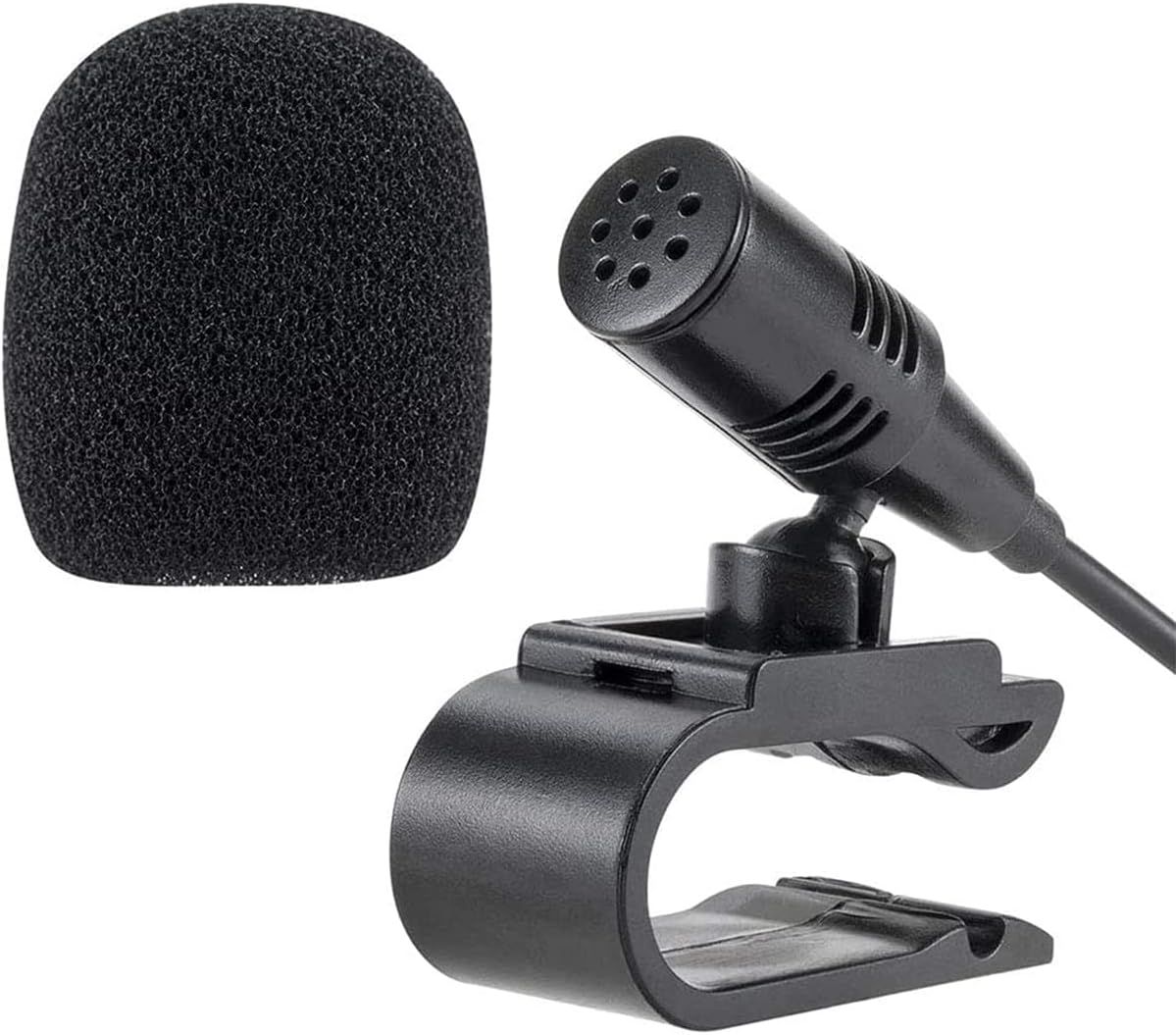 Microphone Externe de Voiture Pioneer Mic de Remplacement pour Microphone Autoradio Voiture V¿¿hicule Unit¿¿ Principale Bluetooth Audio St¿¿r¿¿o GPS DVD DVD Prise 2,5 mm Plug and Play