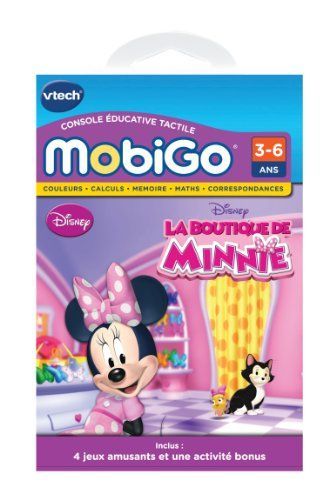 Vtech 252905 Jeu Lectronique Jeu Mobigo La Boutique De Minnie