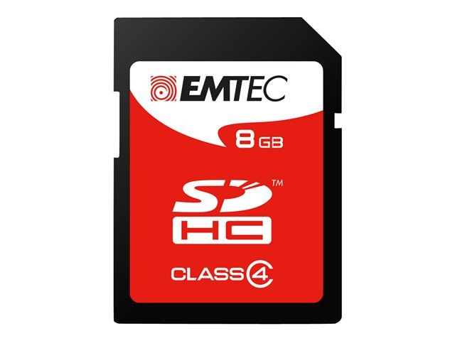 EMTEC Jumbo Super - Carte mémoire flash - 8 Go - Class 4 - SDHC