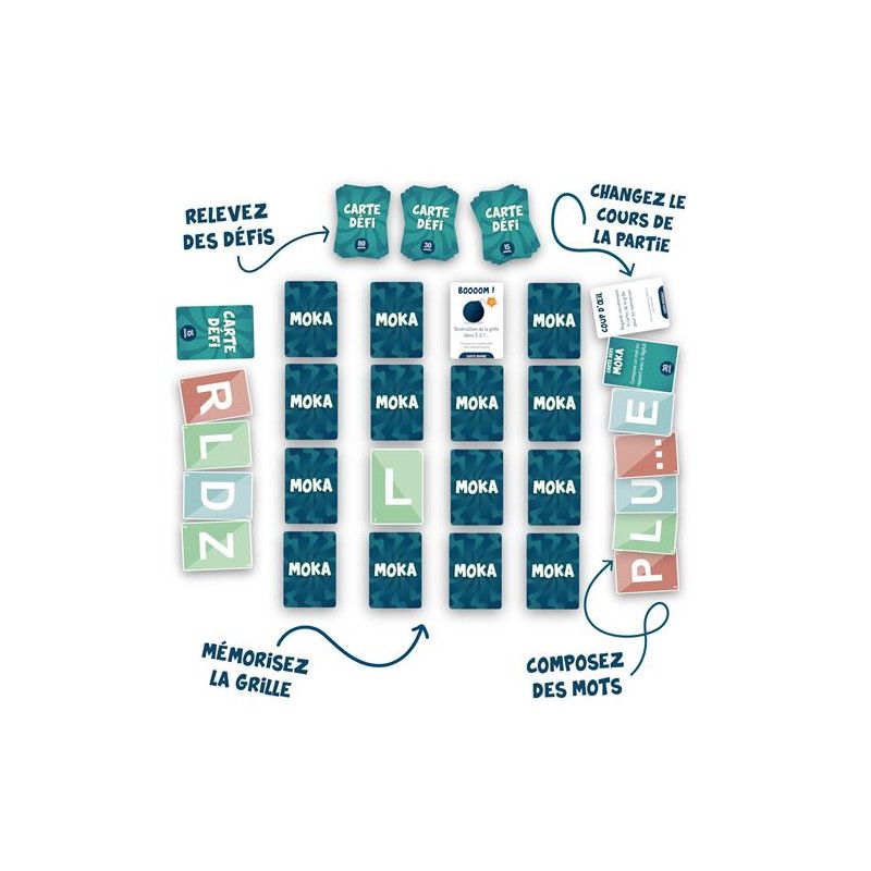Jeu d’ambiance Gigamic Moka Le jeu de mots - vue 2