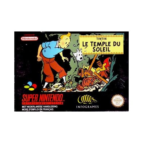 Tintin Et Le Temple Du Soleil Snes Super Nintendo