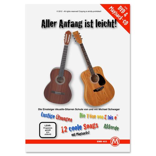 Michael Schwager, Tout Dã©But Est Facile, ÃCole De Guitare + Dvd Et Playback-Cd