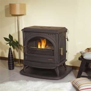 GODIN Poele bois Petit Carvin 8 KW 366102ANTH - vue 2