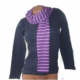 Echarpe à rayures homme femme en coton style anglais (foulard cheche)