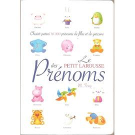 Le petit Laousse des prénoms