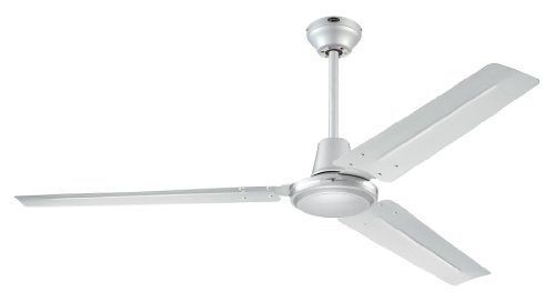 Westinghouse Lighting 7250140 Ventilateur Pour Plafond Industrial Avec Interrupteur Mural Et Mode ÉtéHiver 142 Cm