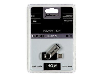 Intenso Basic Line lecteur USB flash 8 Go USB Type A 2.0 Neuf - vue 3