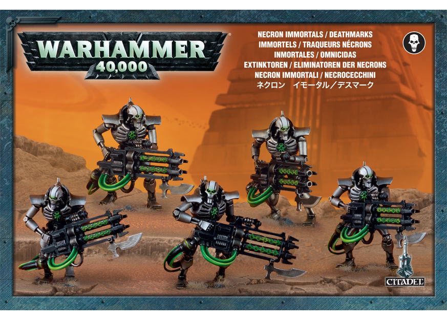 Warhammer 40,000 ( 40k ) - Immortels / Traqueurs Nécrons (49-10)