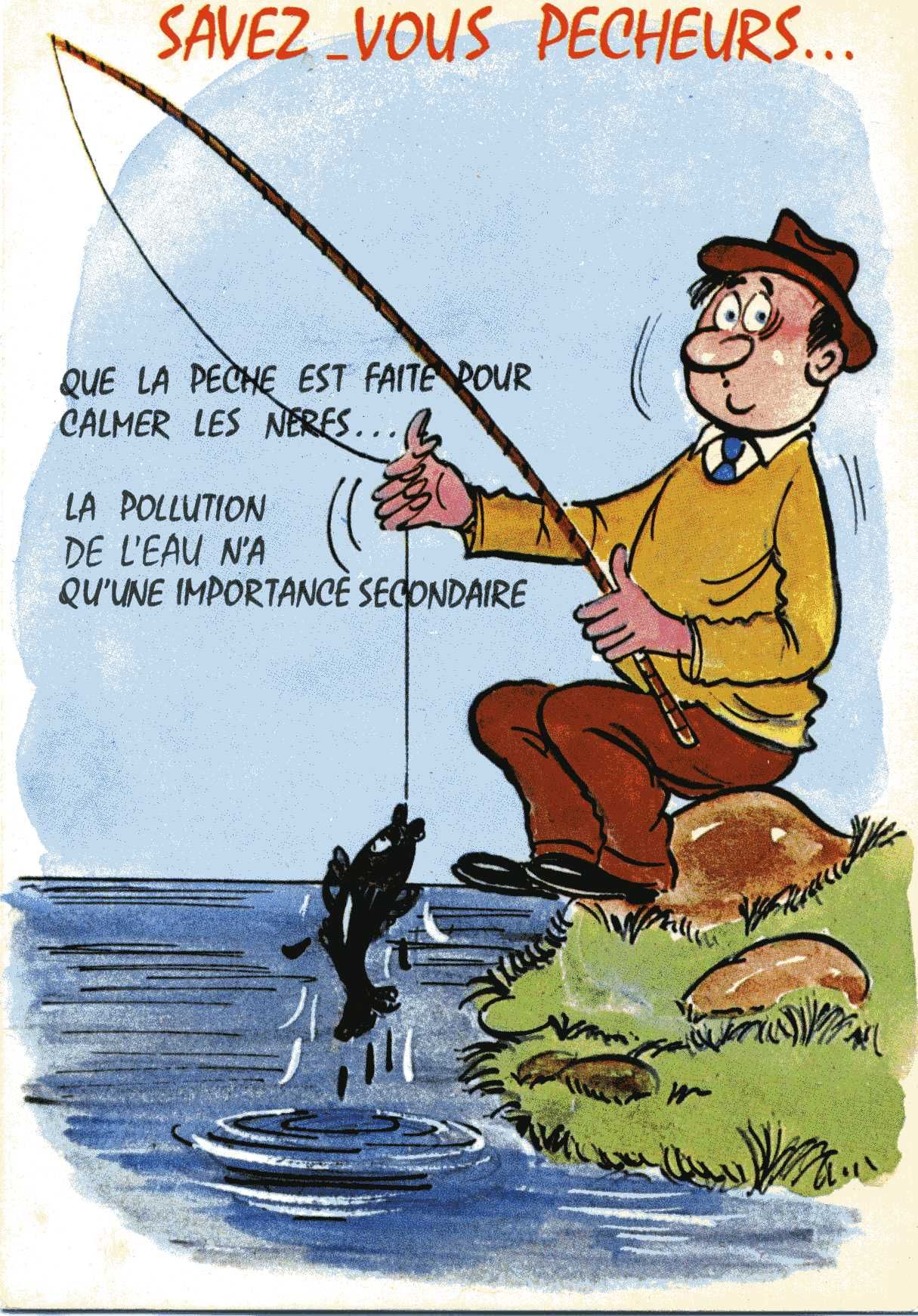 Carte Postale Humoristique Sur La Peche Savez Vous Pecheurs Rakuten