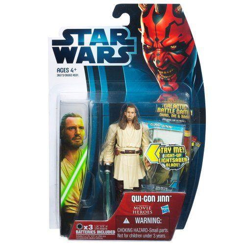 Hasbro - 36573 - Star Wars - Movie Heroes - Qui-Gon Jinn (Import Royaume Uni)