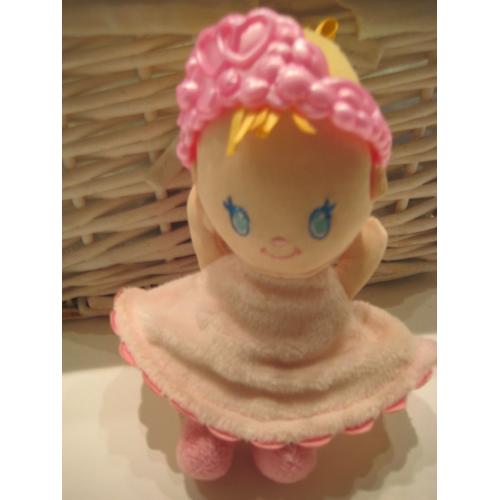Poupée Ange Avec Grelot Robe Avec Des Ailes Roses Fisher Price By Mattel 15 Cm