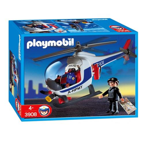 playmobil police helicoptere