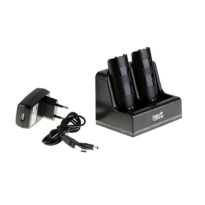 Socle De Charge Secteur 2 Batteries Inclues Wii
