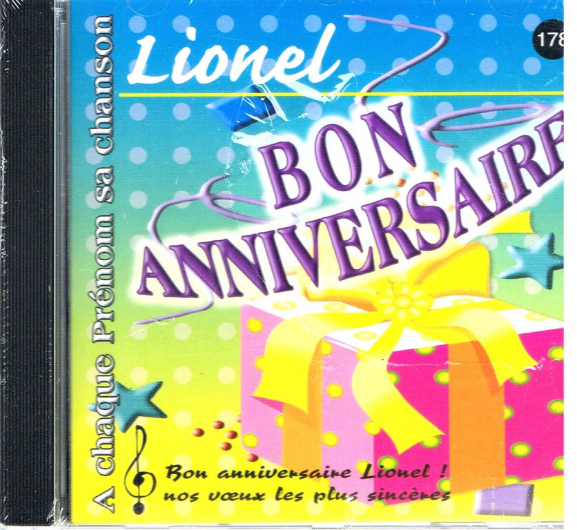 Bon Anniversaire Lionel Mini Disque Video Disque Cassette Rakuten