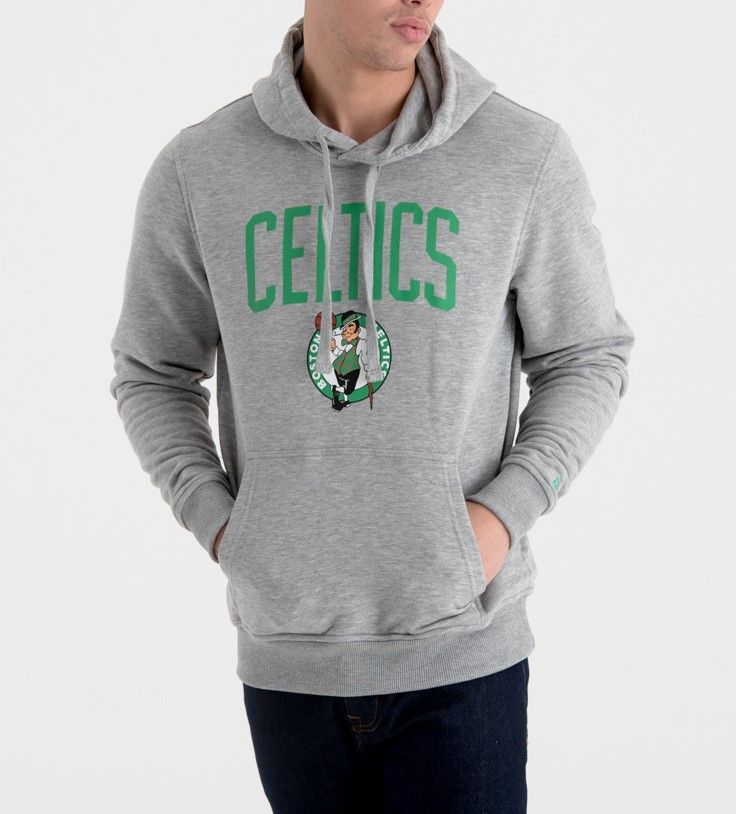 new era weat-shirt à capuche - boston celtics - L