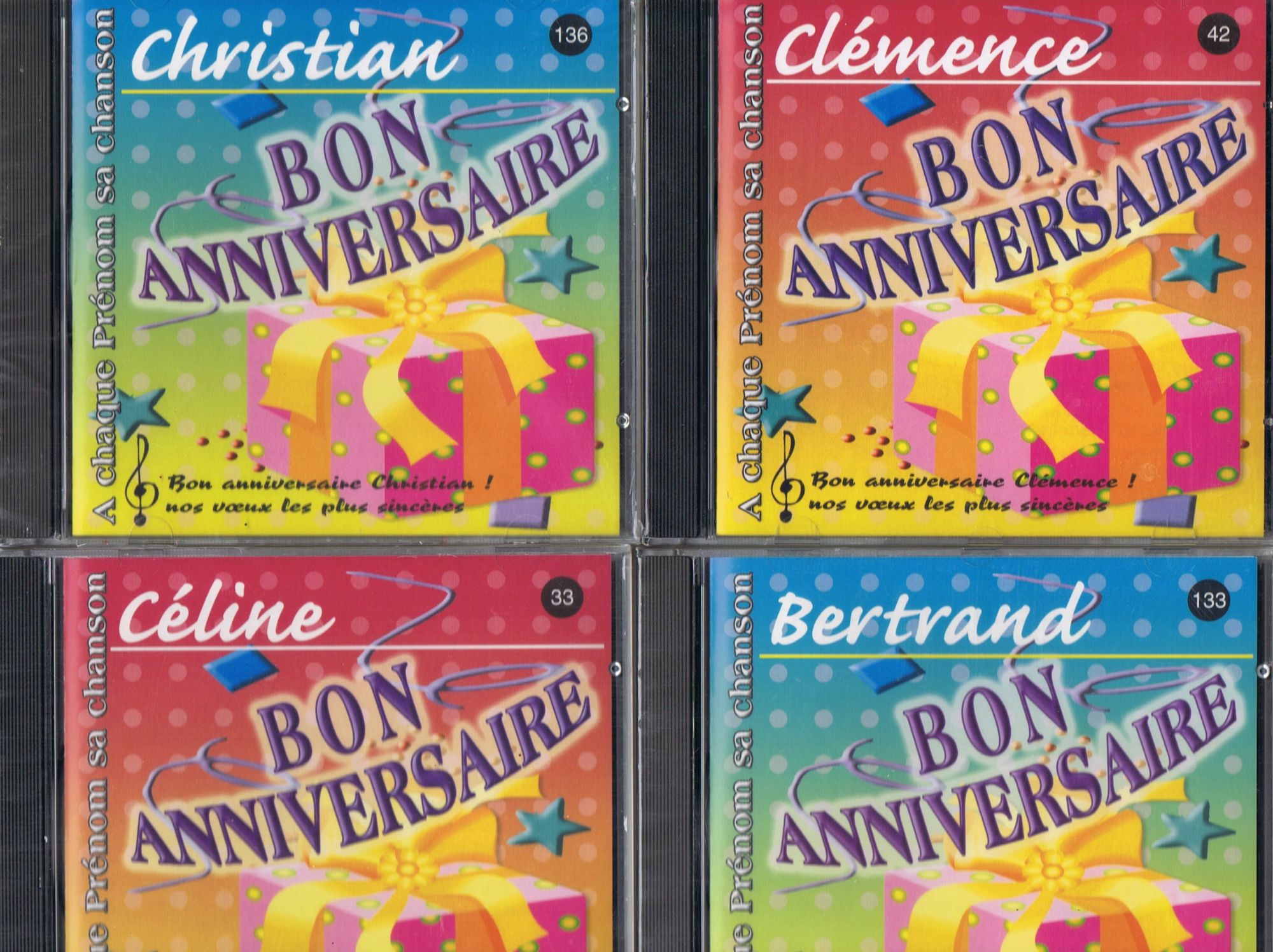Cd Prenom Bon Anniversaire Bertrand Celine Clemence Ou Christian Rakuten