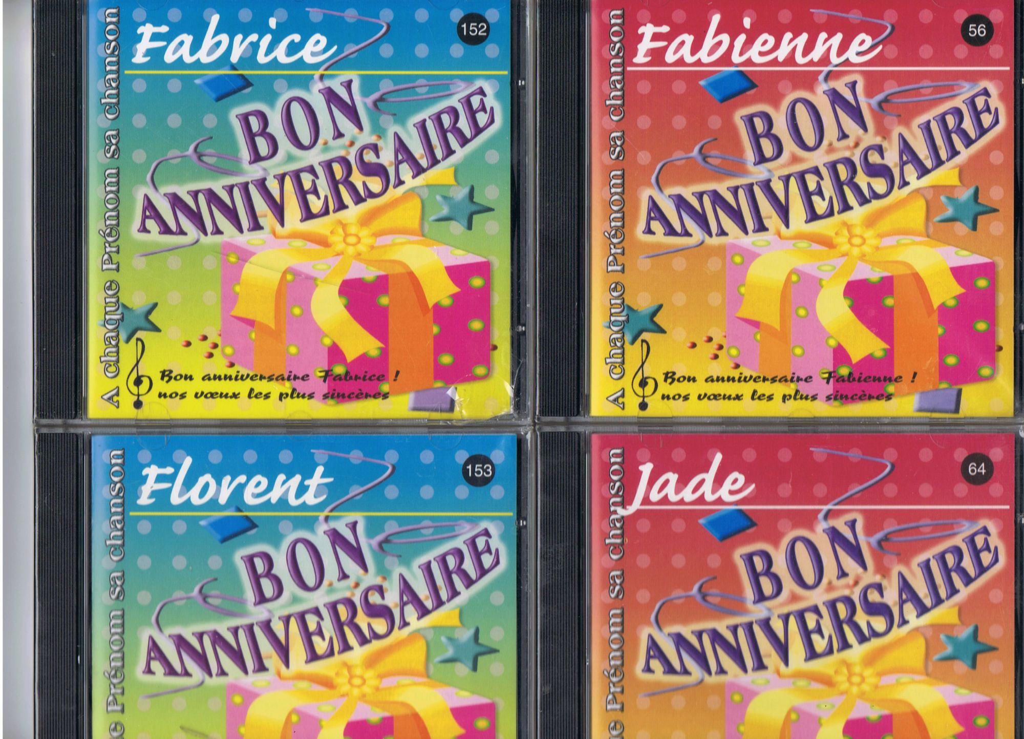 Cd Prenom Bon Anniversaire Fabienne Fabrice Florent Ou Jade Rakuten