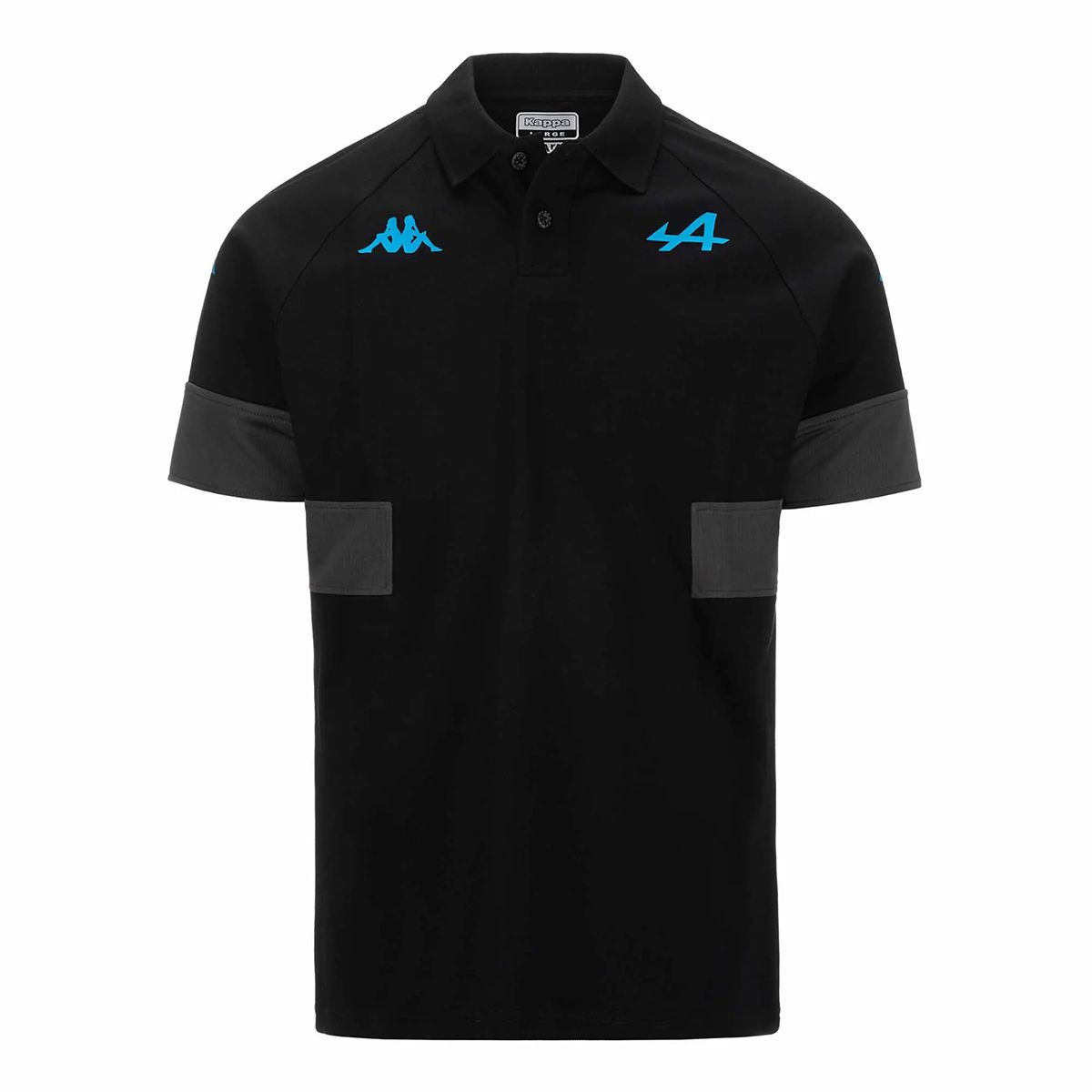 polo andoi bwt alpine f1 team homme noir gris bleu - 4XL