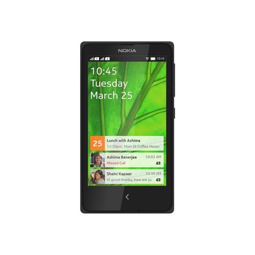 Nokia X Dual Sim 4 Go Double Sim Noir
