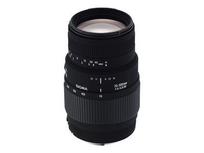 Objectif Sigma - Fonction Zoom - 70 mm - 300 mm - f/4.0-5.6 DG - Pentax K