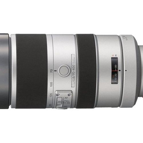 Objectif Sony Sal70400G - Fonction Zoom - 70 Mm - 400 Mm - F/4.0-5.6 - Sony A-Type - Pour Handycam Nex-Vg900; A Dslr-A100, A230, A330, A550, Slt-A55, A57, A58, A65, A77; A3000