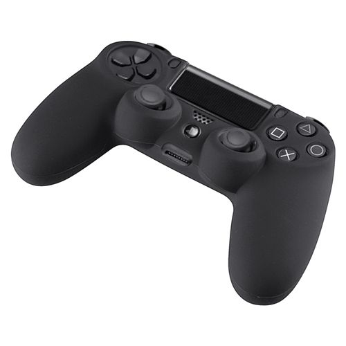 Insten® Housse Coque Étui De Protection En Silicone Souple Pour Manette Pad Joystick Dual Shock Sony Playstation 4 Ps4, Noir