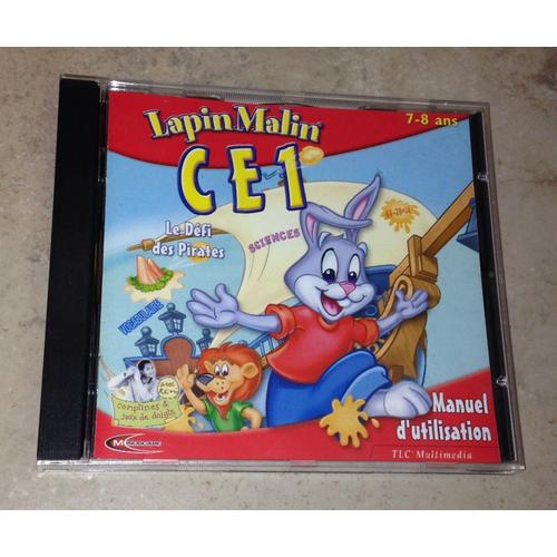 Lapin Malin Ce1 - Le Dã©Fi Des Pirates 6-8 Ans Pc