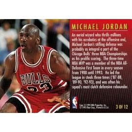 Carte Basket Nba Michael Jordan Total D Fleer Serie 1 95 96 Rakuten