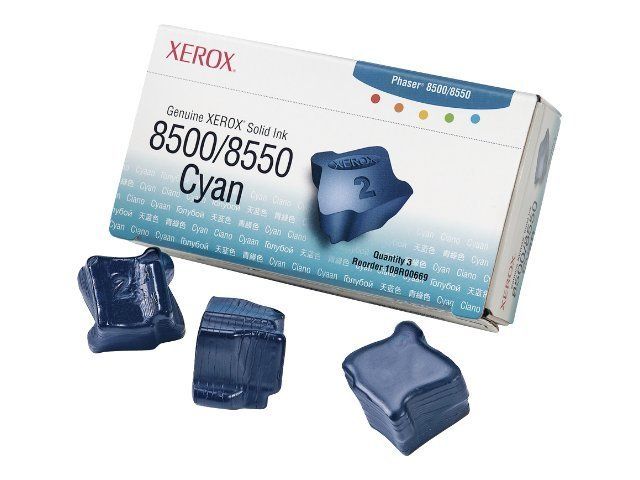 Xerox Genuine Xerox 3 cyan encres solides pour Phaser 8500DN 8550DP 8550DT 8550DX